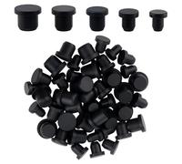 Pack of 50 5 Size Silicone Bottle Stoppers Food Grade Leak Proof Efficient Plugs for Kitchen Lab Container Modern Silicone Bottle Accessories