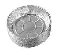 Pack of 50 9 Inch Disposable Aluminium Foil Plates for Air Fryers Baking Cooking Roasting and Storing