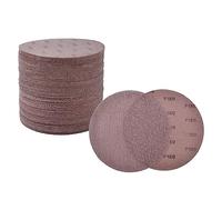 Pack of 50 9 Inch Mesh Sanding Discs - 80 to 800 Grit Hook and Loop Sandpaper for Metal, Wood, and Stone Finishing(100grit)