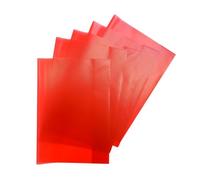 Pack of 50 A4 Frosted Red Exercise Book Covers