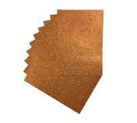 Pack of 50 A4 Orange Glitter EVA Foam Sheets