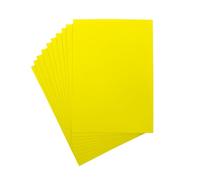 Pack of 50 A4 Yellow Coloured EVA Foam Sheets