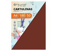 Pack of 50 Brown Cardstock A4 Size 180g
