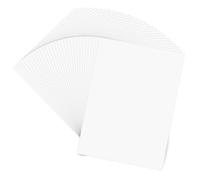 Pack of 50 Carbon Paper, White, Graphite Copy Tracing Paper, A4 White Carbon Paper, Transfer Paper, Carbon Paper, Tracing Paper for Wood, Paper, Canvas, Glass, Ceramics, and Other Surfaces