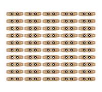 Pack Of 50 Catapults Silencing Pouches 1.8mm Thick Designs Catapults Mute Pouches Set With Elegant Embossing Finishing Catapult With Center Hole