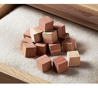 Pack Of 50 Cedar Wood Moth Bug Repellent Cubes Odour Drawers Protection
