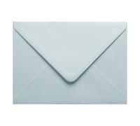 Pack of 50 Colorplan Cool Blue 133mm x 184mm Gummed 135gsm 5x7 Inch Invitation Pale Blue Envelopes