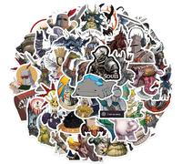 Pack of 50 Dark Souls Sticker Pack Dark Souls Sticker Set Waterproof Vinyl Stickers for Laptop Children Cars Motorcycle Bicycle Skateboard Luggage Suitcase Computer Sticker Graffiti Decal