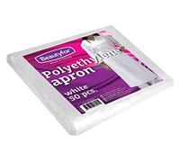 Pack of 50 Disposable Polyethylene Aprons for manicure & beauty treatments (130x90 cm) 15 mrk