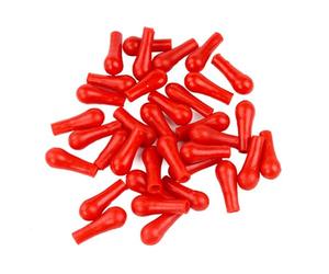 Pack of 50 Dripper Rubber Caps, Rubber Suction Bulb Caps for Various Droppers, Pipettes, Test Tubes and Liquid Pipettes Laboratory Glassware