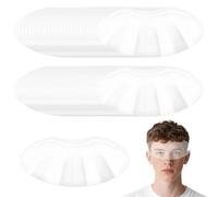 Pack of 50 Eye Protection After Eye Surgery, Eye Protection, Hair Washing, Clear Face Visors, Disposable Eye Protection Made of Plastic, Shower Eye Protection for Eye Operations After Care