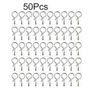 Pack of 50 Fly Fishing Snap Connectors Ideal for Quick Change of Hooks and Lures in Your Tackle Box (11mm)
