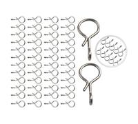 Pack of 50 Fly Fishing Snap Connectors Ideal for Quick Change of Hooks and Lures in Your Tackle Box (5mm)