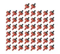 Pack of 50 Garden Drip Emitters with Pressure Compensation for Uniform Water Distribution and Construction for Outdoor Environments (8LGreen)
