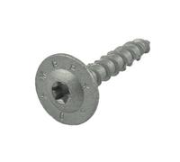 Pack Of 50 - Heavy Duty Ceramic Coated Wafer Head Flange Joinery Screw - Construction Screws - Wood Screws - Timber Screws - 8X50M