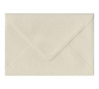 Pack of 50 Ivory Hammer 82mm x 113mm Gummed 100gsm C7/A7 Card Coloured Envelopes