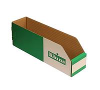 Pack of 50 K Bins - 100mm High Cardboard Storage/Picking Bins (300 x 75mm - A3007)