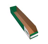 Pack of 50 K Bins - 100mm High Cardboard Storage/Picking Bins (600 x 100mm - A6010)