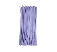 Pack of 50 Lilac Coloured Pipe Cleaners 30cm x 6mm Craft Chenille Stems