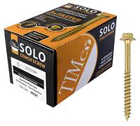 Pack of 50 - M8 X 70MM TIMCO Solo Coach Screws - HEX Flange Head Sleeper Screws Turbo Coach Screws - 870SCSY