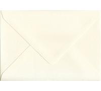 Pack of 50 Magnolia 114mm x 162mm Gummed 110gsm C6 (to fit A6) Cream Envelopes - GF Smith Accent Antique Paper
