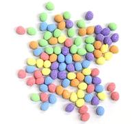 Pack of 50 Mini Multicolour Glitter Easter Eggs - Easter Bonnet Decoration