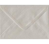 Pack of 50 Oyster Pearl 152mm x 216mm Gummed A5 Card Coloured Envelopes - 100gsm Paper