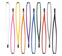 Pack of 50 Pink Breakaway Lanyards with Plastic J-Hook Clips Plain Coloured - By LanyardsTomorrow Neck Strap For Key Name Tag Badge Pass Card Holders Bulk Lanyard ID Supplies