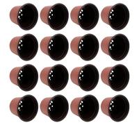 Pack of 50 Plastic Pots, Flower Pots, Plant Pots, Starter Pots (Diameter 120 mm) (50 Pieces)