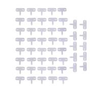 Pack Of 50 Professional 0.15mm T Type Metal Battery Links 30A Current Capacity Suitable For Assembly Projects High Conductivity Alloy Connection Strips