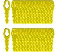 Pack Of 50 Replacement Blades For Ryobi Edgers, Double Serrated Heads Rac155 Rac157 Rac158 New Arrival