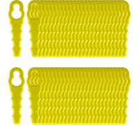 Pack of 50 Replacement Blades for Ryobi RAC155 RAC157 RAC158, Double Serrated Blades for Lawn and Shrub Trimmer