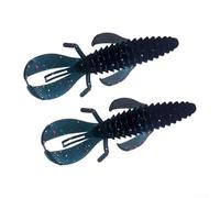 Pack of 50 Sinking Shrimp Lures 8cm Dynamic Worms Ideal for Anglers Seeking Effective Freshwater Fishing Solutions (#4 is green)
