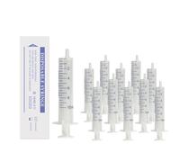 Pack of 50 Sterile Syringes 10 mL with Individual Packaging, Laboratory Syringes Plastic Syringe without Needle, Syringe for Liquid, Suitable for Scientific Laboratories, Measuring