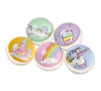 Pack Of 50 Unicorn Bouncy Ball 32mm- Theme Party Bag Filller Gifts