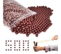 Pack of 500 Biodegradable Slingshot Ammo, 9 mm Slingshot Balls, Slingshot Ammunition, Mud Balls for Slingshots, Hard Clay Balls