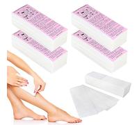 Pack of 500 Fleece Strips for Warm Wax and Sugar Paste Wax Strips Paper Hair Removal Bikini Hair Removal for Any Type of Depilation on Leg Chest Back Intimate Area Face