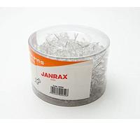 Pack of 500 Janrax Clear Transparent Push Pins by Janrax - Push Tacks