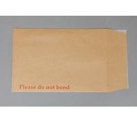 Pack of 500 Manilla (Brown) A4 / C4 Hard Backed Envelopes with 'Please do not Bend' (324mm x 229mm)