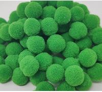 Pack of 500 Mini 10mm Arts & Craft Poms [Green]