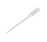 Pack of 500 NON-STERILE PASTEUR PIPETTE, Disposable Soft and Easy to Squeeze Transparent Plastic Pipettes Accurate Measurement for Water, Ink, Paint, Wssential Oil (3 ml)
