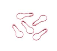 Pack of 500 Pear Pins Colourful Safety Pins Calabash Pin Metal Pumpkin Pins Crochet Clips Bulk Clothing Tag Pear Shaped Safety Pins Stitch Markers 22 mm Small Calabash Needles Matte Pink