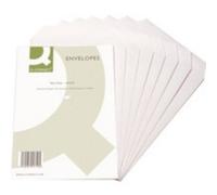 Pack of 500 Q-Connect Envelopes, C5, 100gsm, Window, Peel and Seal, White - (KF03290)