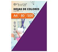 Pack of 500 Sheets Purple A4 80g