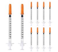 Pack of 50pcs 0.5 ml/cc Plastic Tube 29G (0.33 x 12.7 mm), Multi-Purpose Measuring Tools, Individually Packed (29G 1/2 Inch)