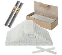 Pack of 54 Professional Soapstone Pins for Precise Markings for Welding, Metalworking and Construction, Natural Material, Easy to Remove on Steel, Iron and Slate