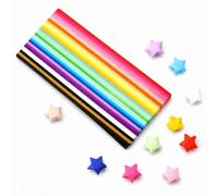 Pack of 540 Paper Strips for Crafts Paper Stars Stripes Colourful 27 | Paper Star Strips, Paper Stars Strips, Colourful, Double-Sided Origami Paper Strips, Double-Sided Paper for School