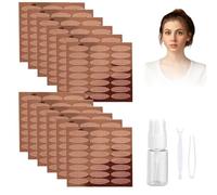 Pack of 576 Slip-On Eyelid Stripes, Slip-On Eyelid Tapes, Eyelid Stripes, Double Sided Eyelid Tapes, with Tweezers, Fork Bar Bottles, Lifting Without Surgery, Skin-friendly, Eyelid Tightening Eye Pads
