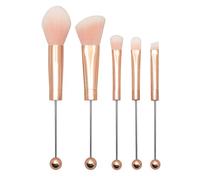 Pack of 5pcs or 1pc Metal Handle Beaded Makeup Brushes Eye Brush for Creating Natural & Delicate Makeup Beauty Tools for Applying Makeup