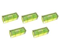 Pack of 5X Replacement Mini Spirit Level Bubble Square 29x10x10mm Small Acrylic Vials